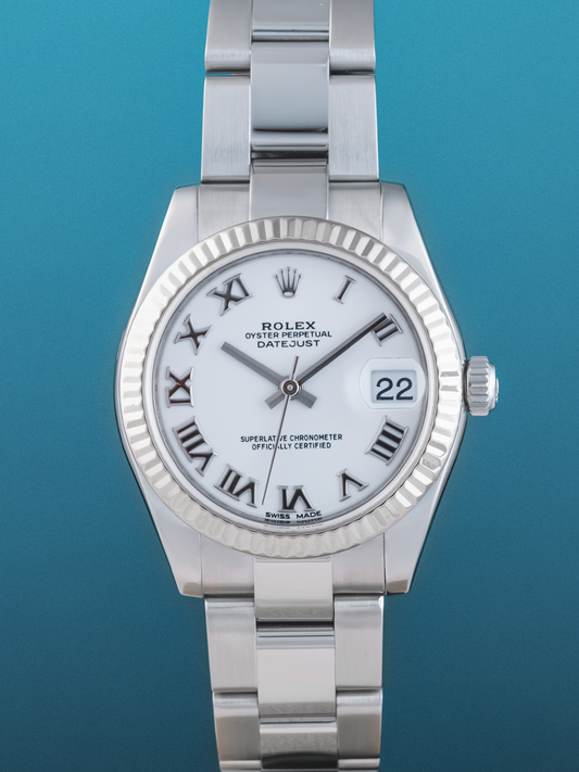 Rolex Date Just  Oyster Roman Numbers 31 mm ref. 178274 del 2018