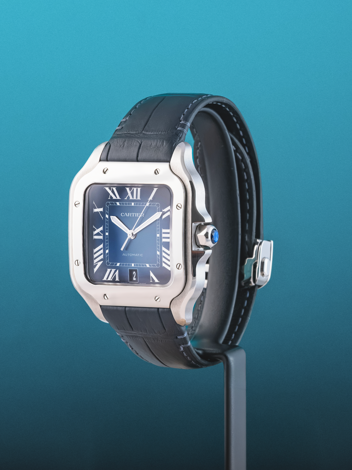Cartier Santos XL Blue ref. WSSA0071 del 2025 Full-Set
