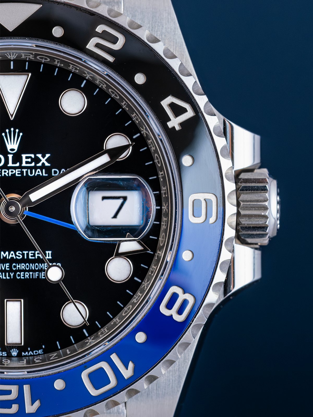 Rolex GMT Master II, "Batgirl" Jubilee, 40mm, Ref. 126710BLNR DE 2024 Fullset