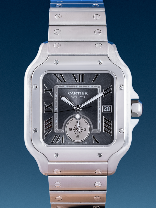 Cartier, Santos Dual Time, 40mm, ref. WSSA0076 Full Set de 2024