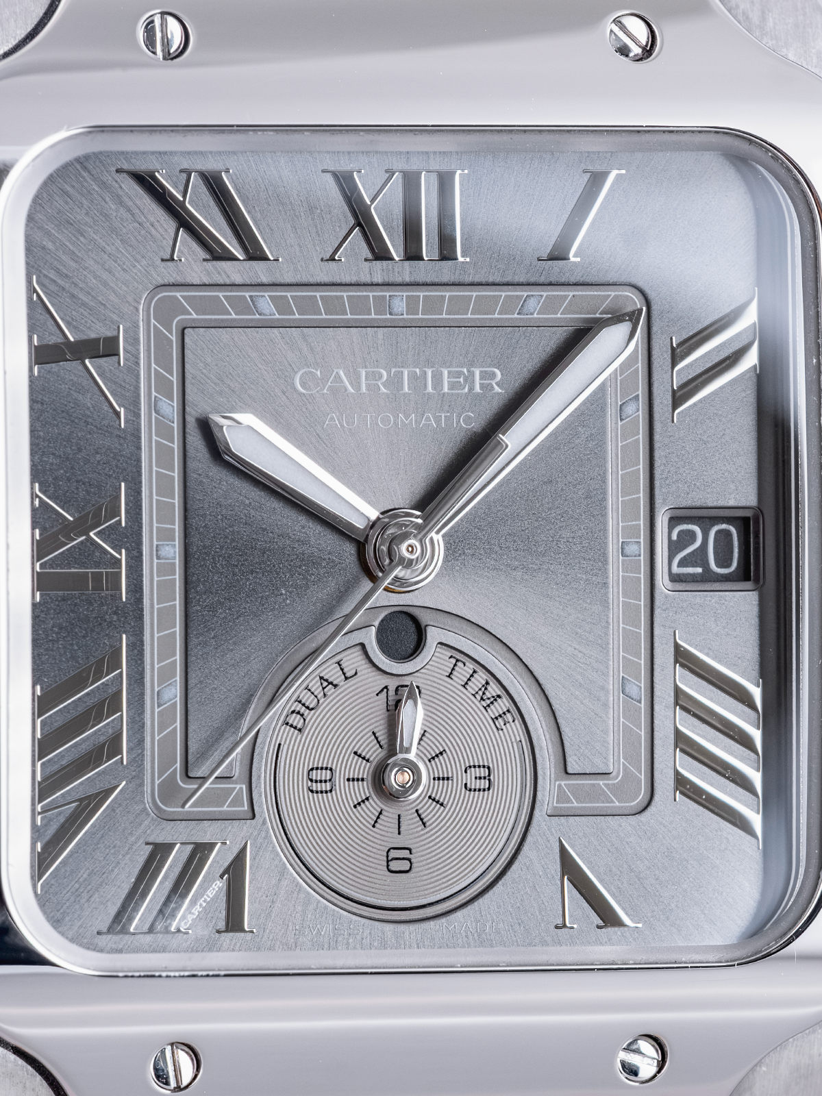 Cartier, Santos Dual Time, 40mm, ref. WSSA0076 Full Set de 2024