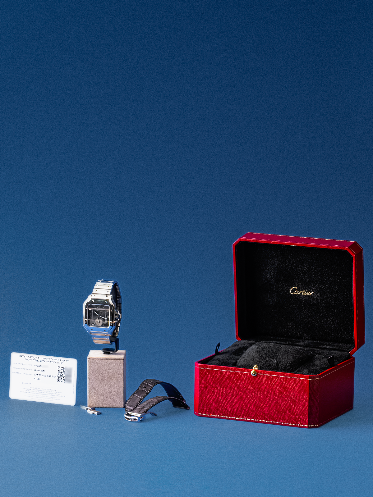 Cartier, Santos Dual Time, 40mm, ref. WSSA0076 Full Set de 2024