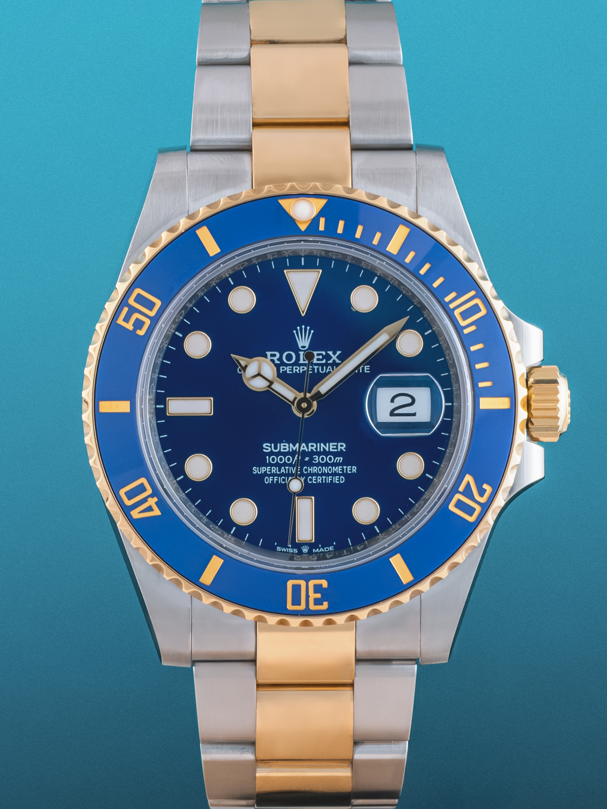 Rolex Submariner Bluessy 41mm ref. 126613LB del 2024 Full-Set