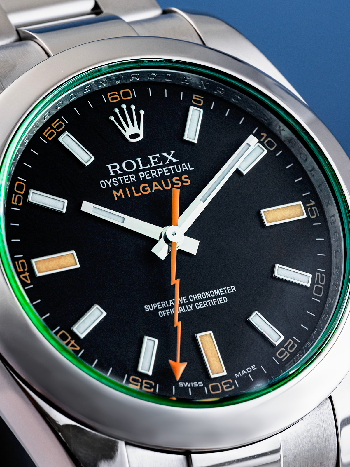 Rolex Milgauss Black Dial Serial "V" ref. 116400 del 2009