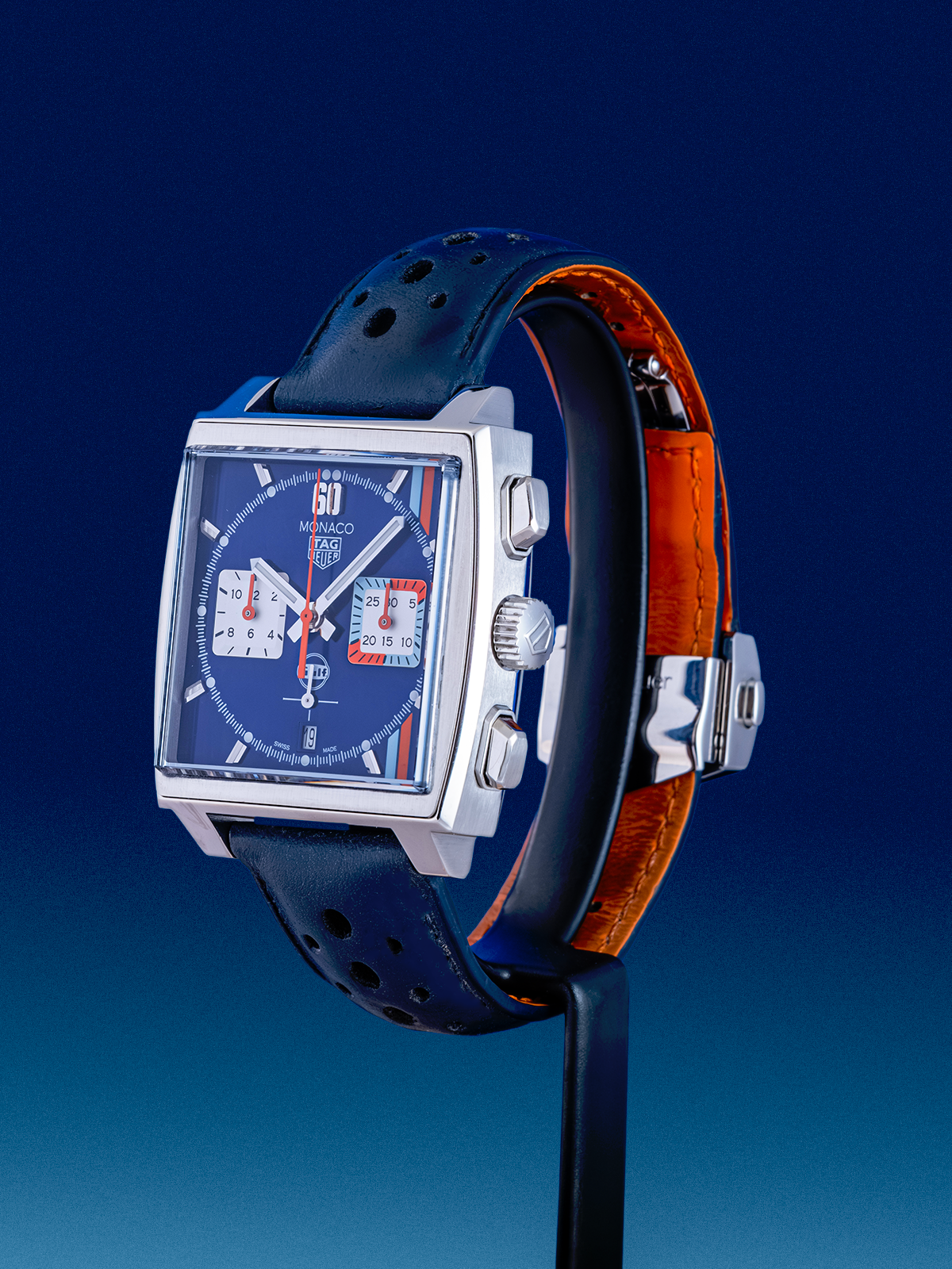 Tag Heuer Monaco 02 Edition Gulf Azul 39mm Ref. CBL2115.FC6494 Full Set de 2024