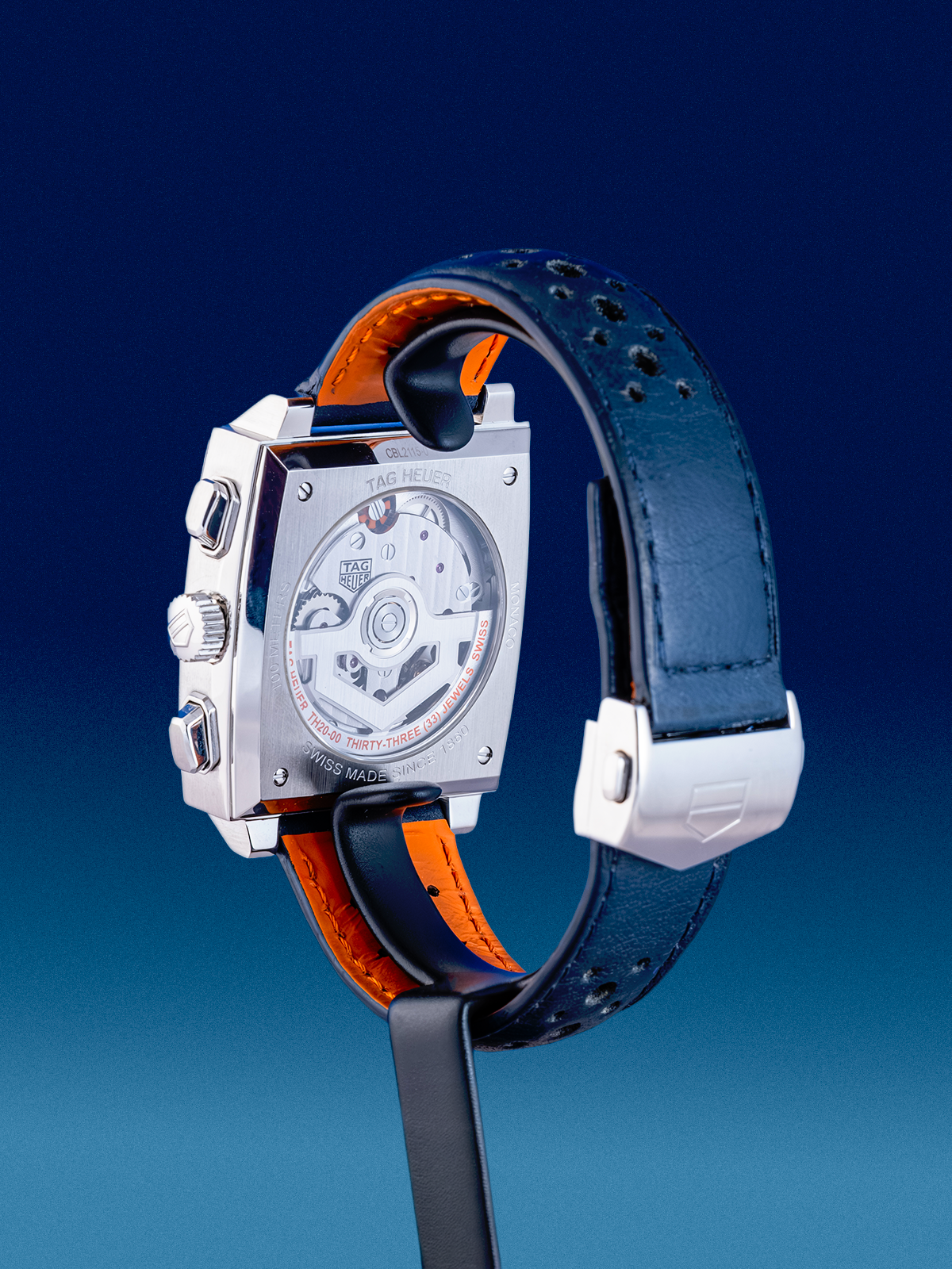 Tag Heuer Monaco 02 Edition Gulf Azul 39mm Ref. CBL2115.FC6494 Full Set de 2024
