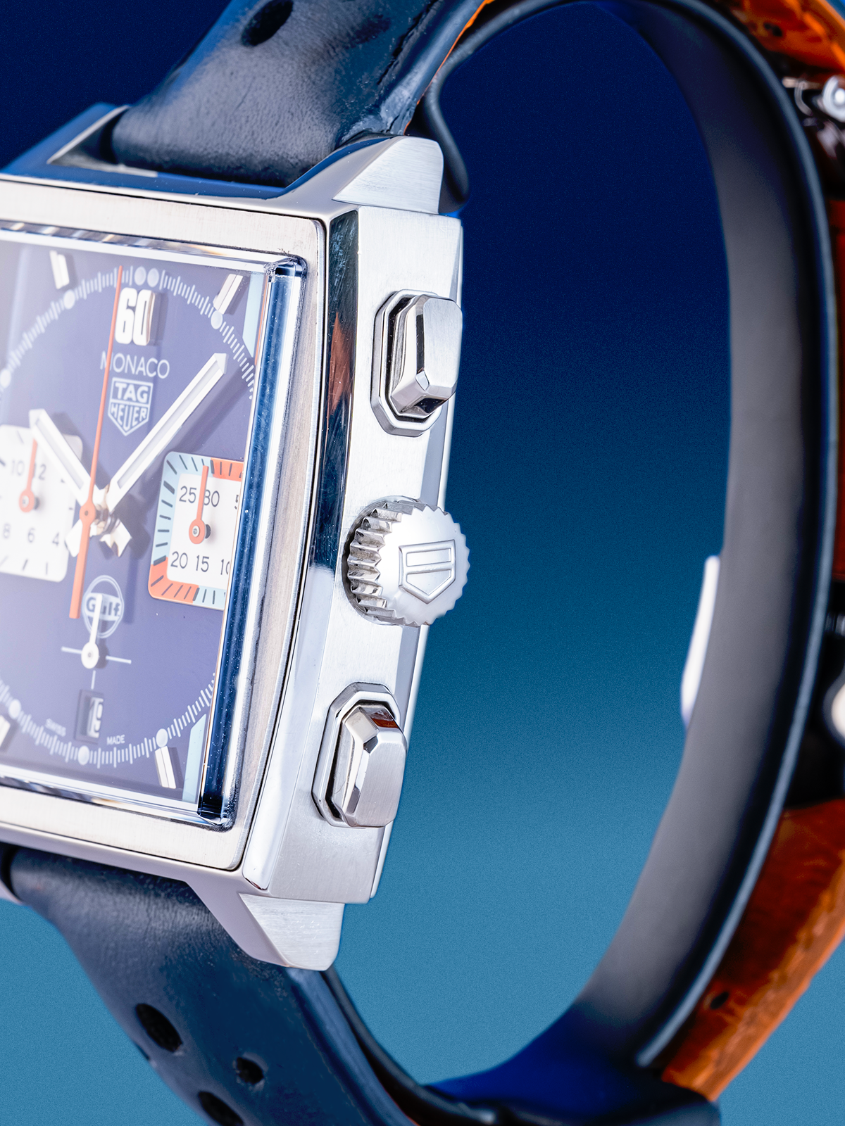 Tag Heuer Monaco 02 Edition Gulf Azul 39mm Ref. CBL2115.FC6494 Full Set de 2024
