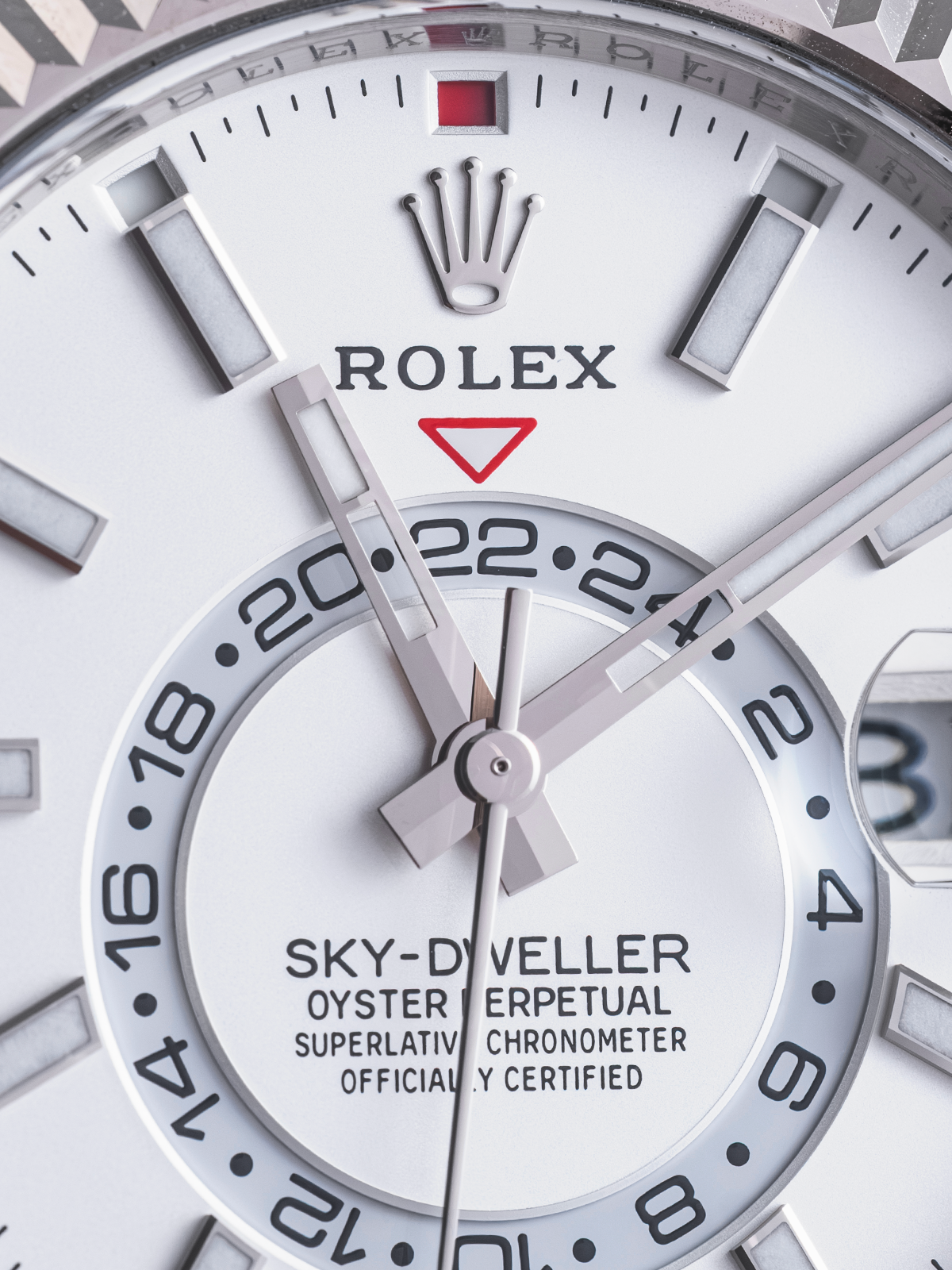 Rolex Skydweller Oro Blanco Oysterflex 42mm, ref. 336239 Full Set de 2024
