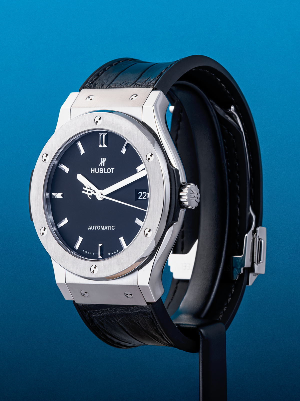 Hublot, Classic Fussion Titanium, 45mm ref. 511.NX.1171.LK, Full Set de 2014