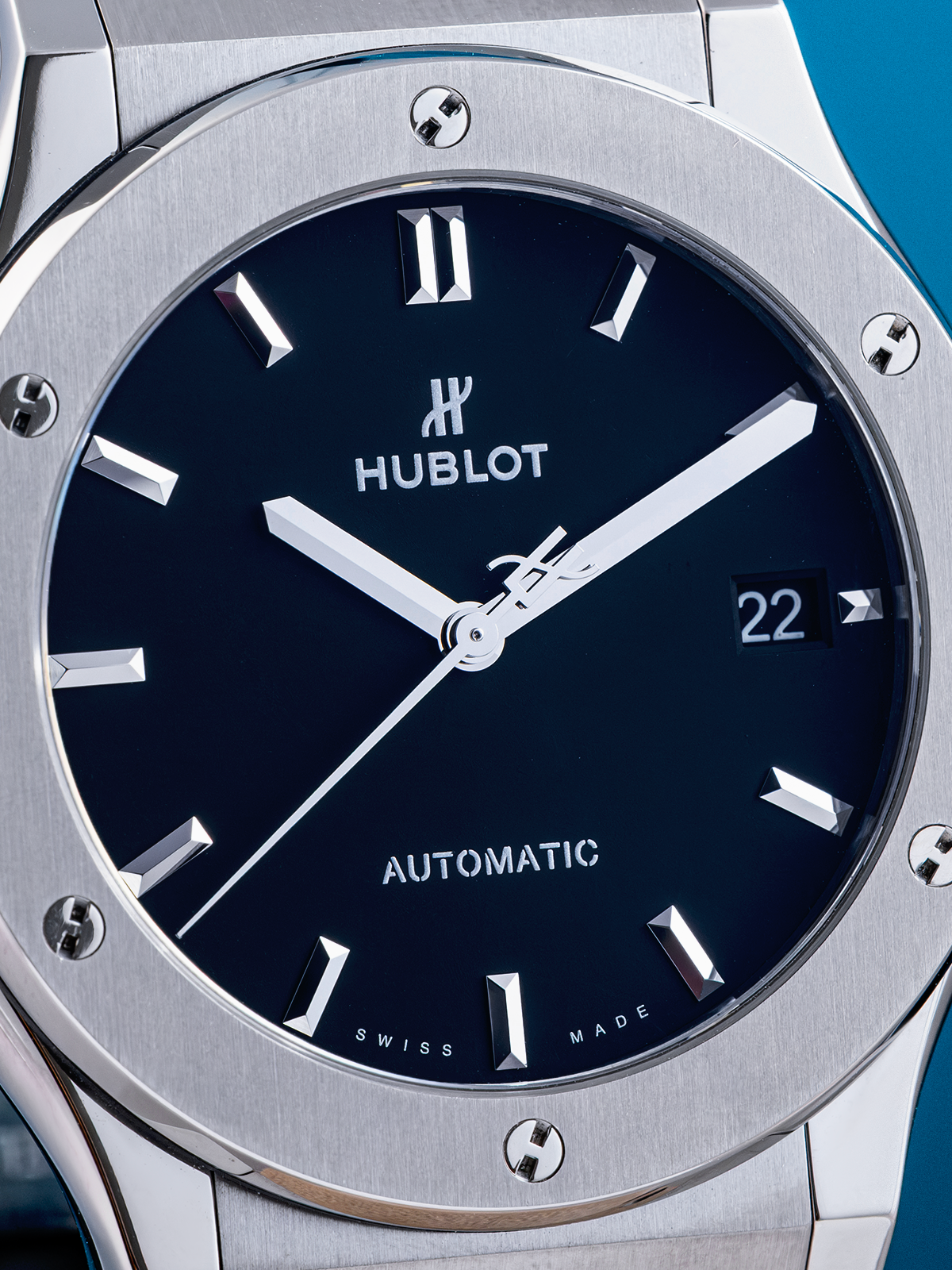 Hublot, Classic Fussion Titanium, 45mm ref. 511.NX.1171.LK, Full Set de 2014