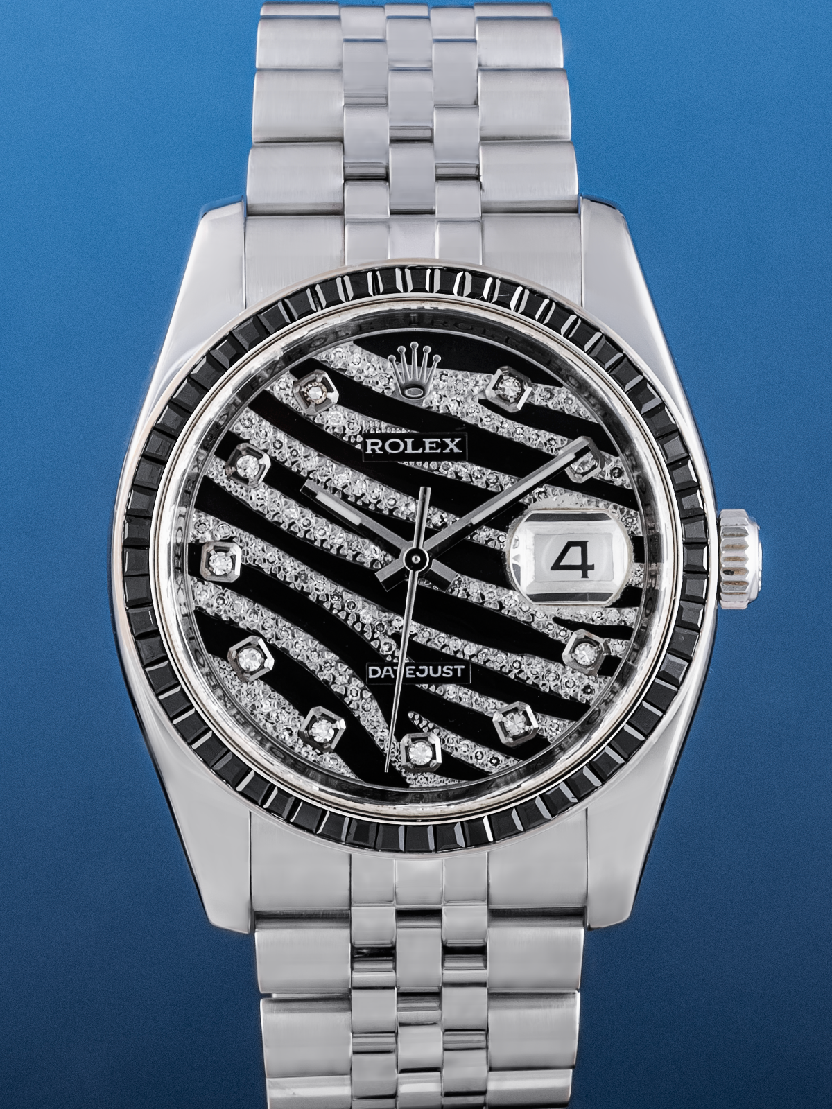 Rolex Datejust 36mm Aftermarket Zebra ref. 116200 del 2014