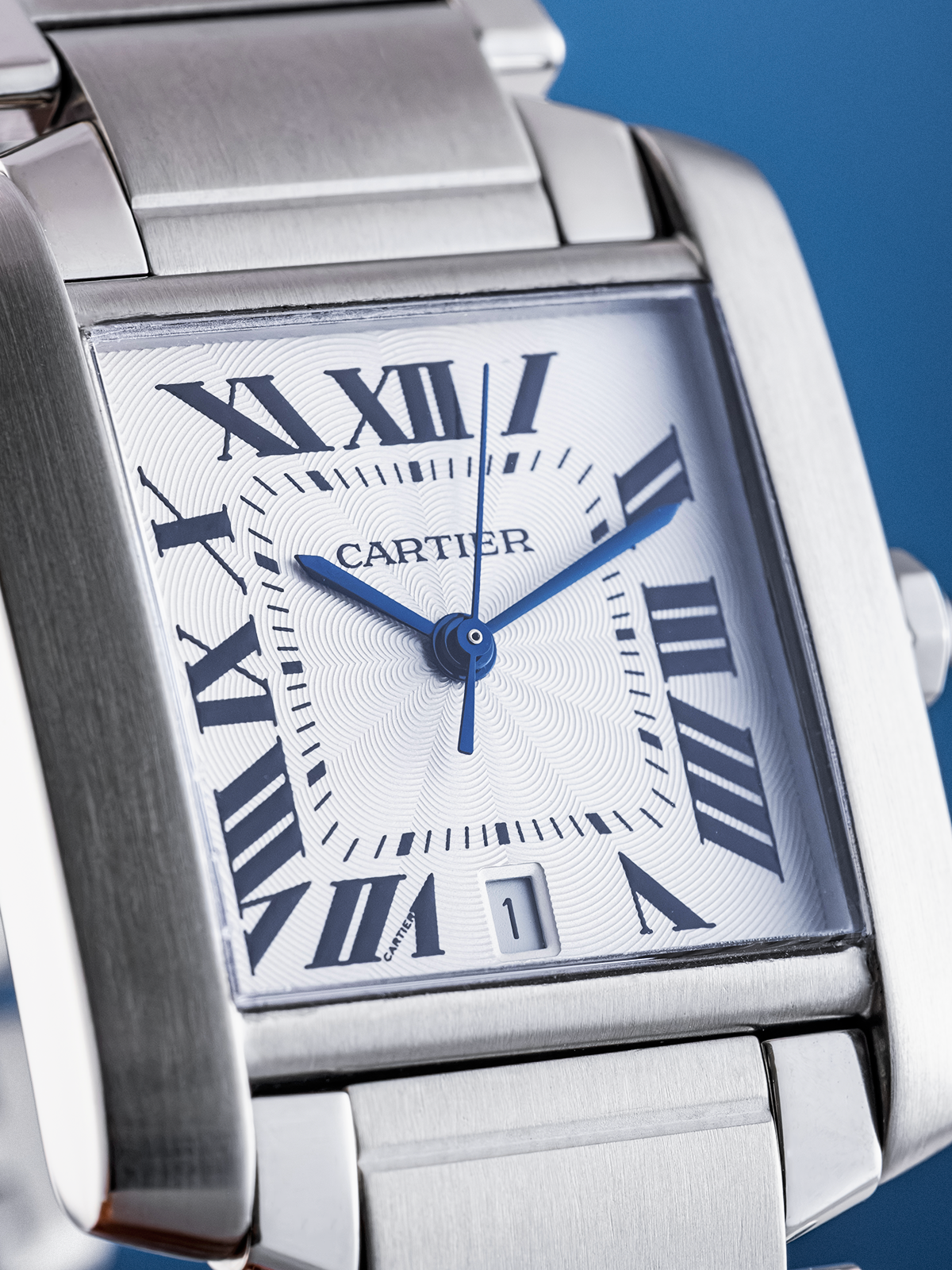 Cartier Tank Française L acero, 28x32mm ref. 2302 del 2003
