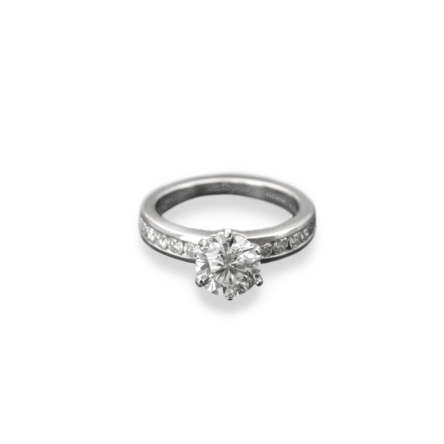 Anillo Tiffany&Co 1.29ct VS1 Diamante Natural en Platino