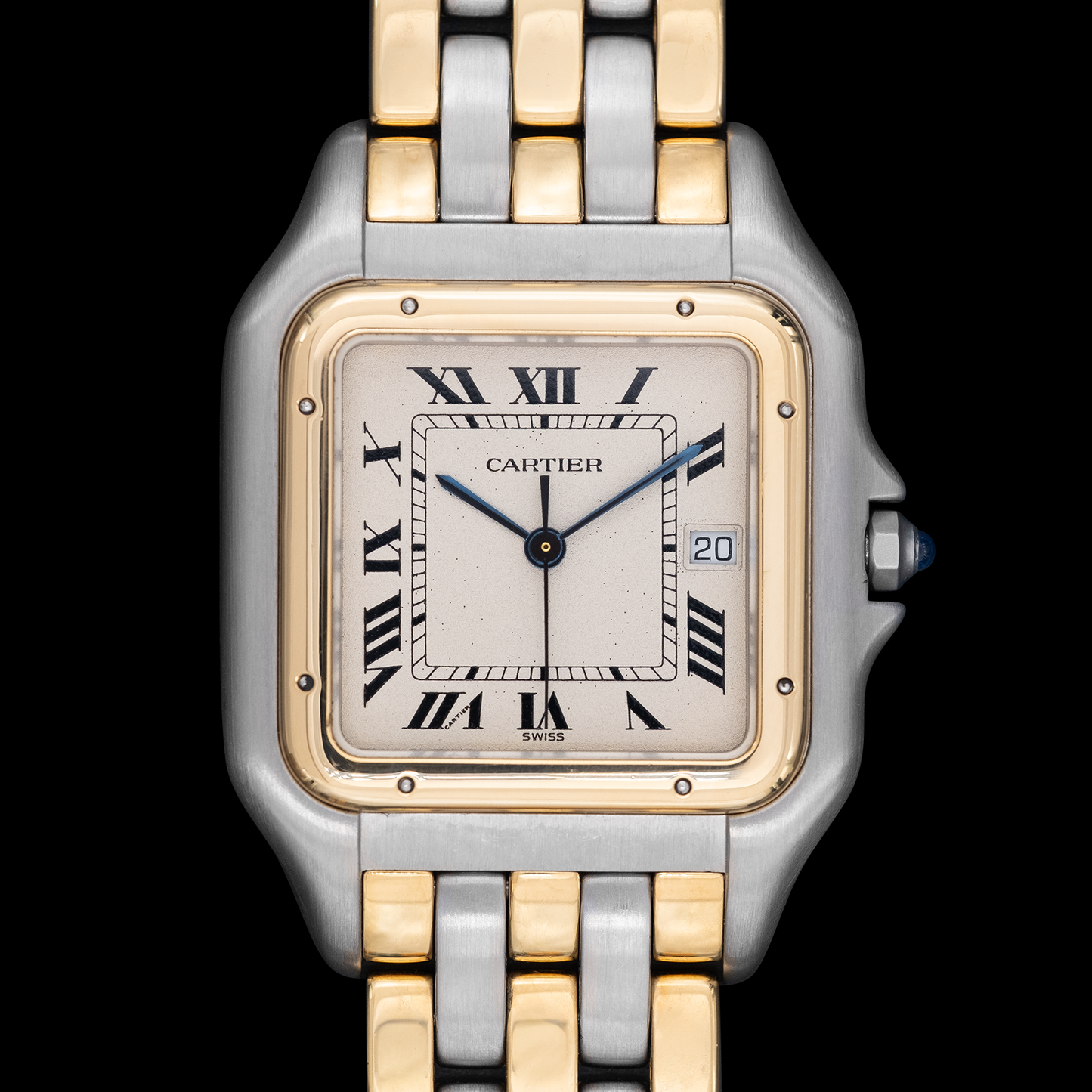 Cartier Panthere Jumbo Oro Acero 27mm  Ref. 187949 de 1989