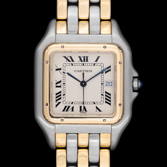 Cartier Panthere Jumbo Oro Acero 27mm  Ref. 187949 de 1989