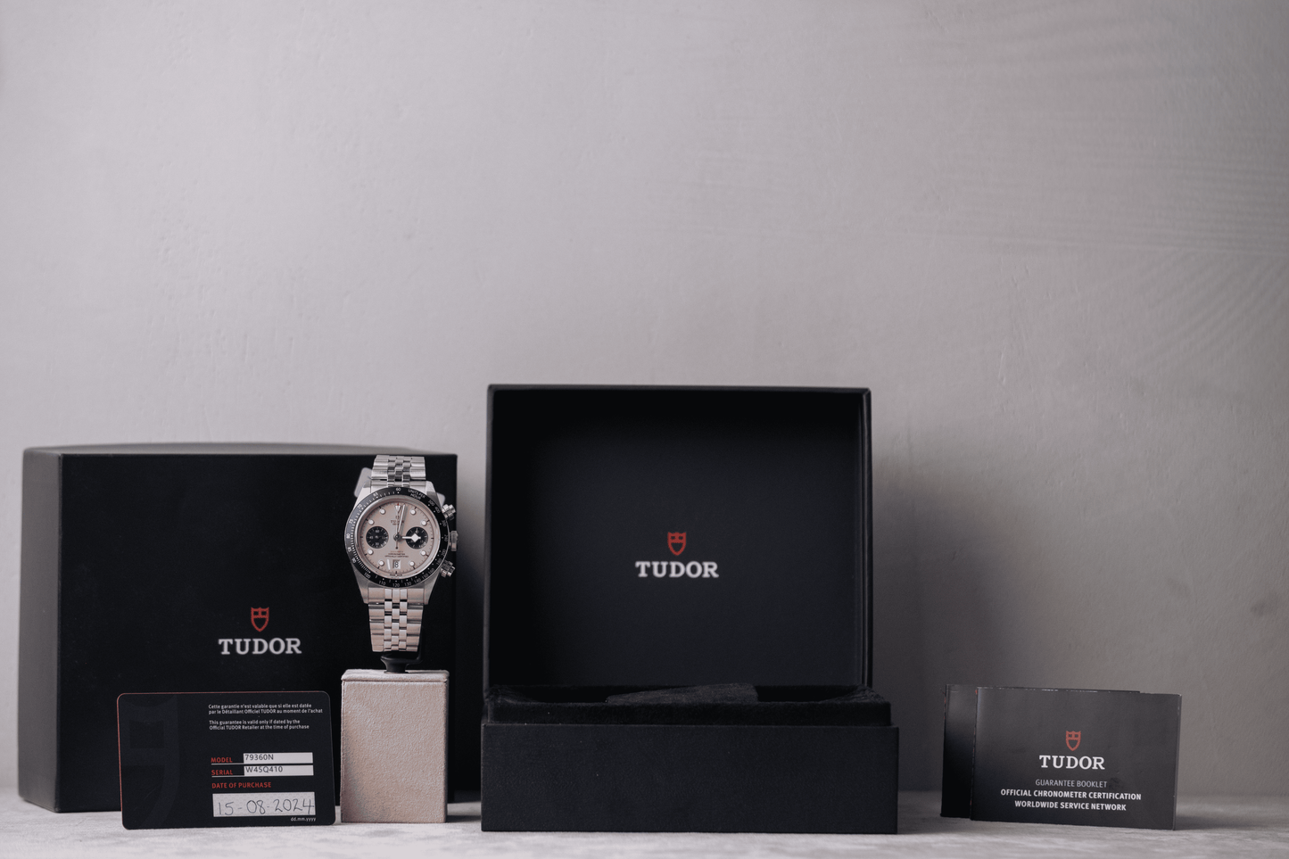 Tudor Black Bay Chronograph "Miami Pink" 41 mm Ref. 76360N Full-Set del 2024
