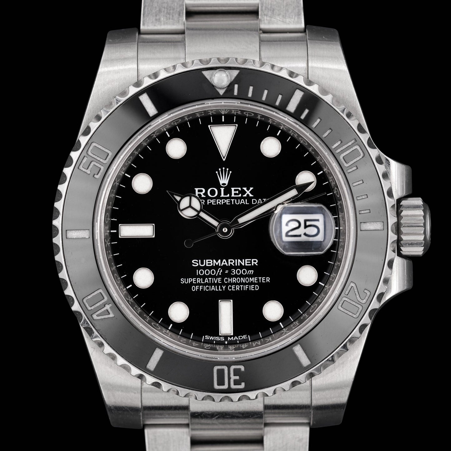 Rolex Submariner date 116610LN de 2013 Full-Set