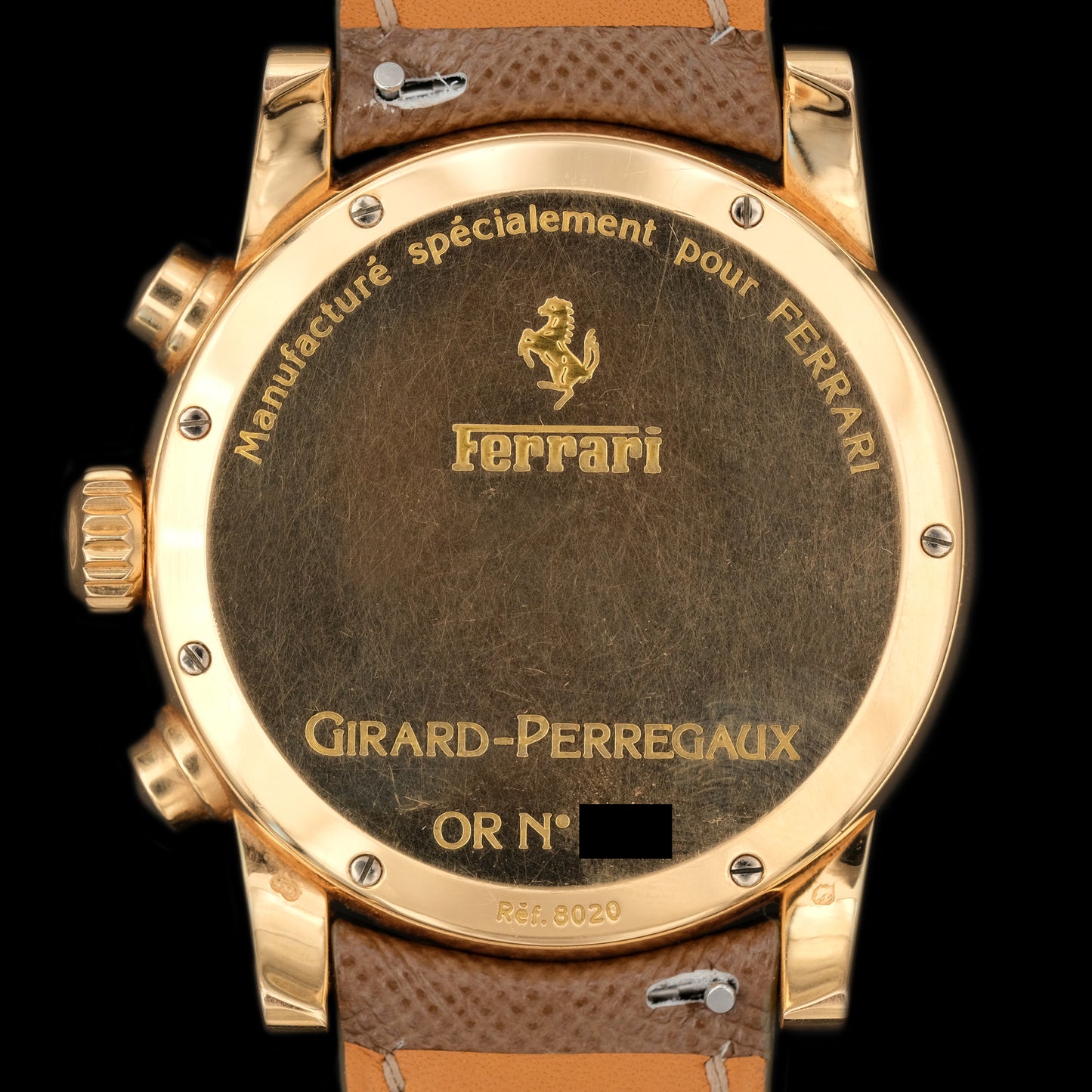 Girard Perregaux Chronograph Ferrari Rose Gold 8020 de 2003