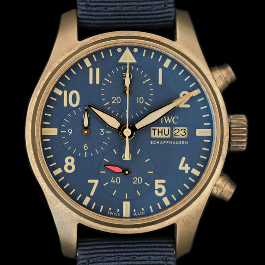 IWC Pilot Chronograph Bronze IW388109 Full-Set de 2023