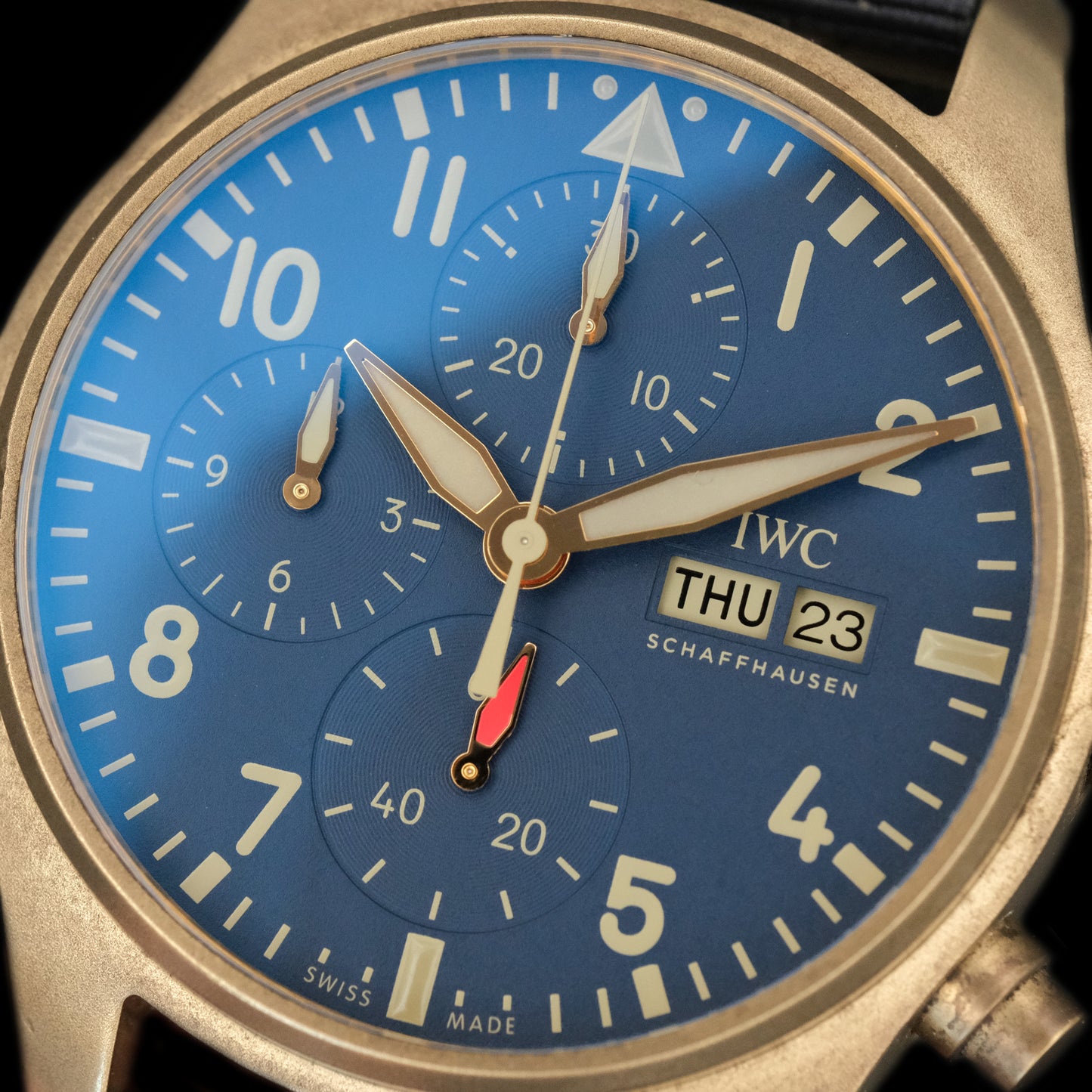 IWC Pilot Chronograph Bronze IW388109 Full-Set de 2023