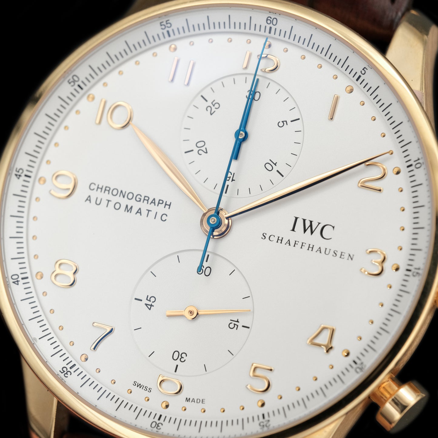 IWC Portugieser Chronograph 18k IW371480 Full-Set de 2022