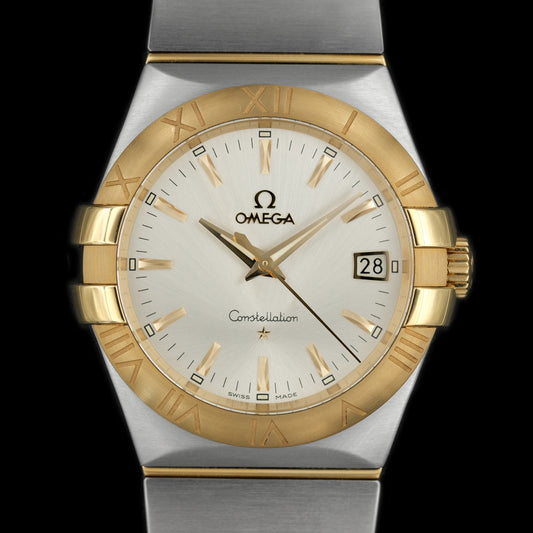 Omega Constellation Quartz 35mm NUEVO 123.20.35.60.02 Full-Set de 2016