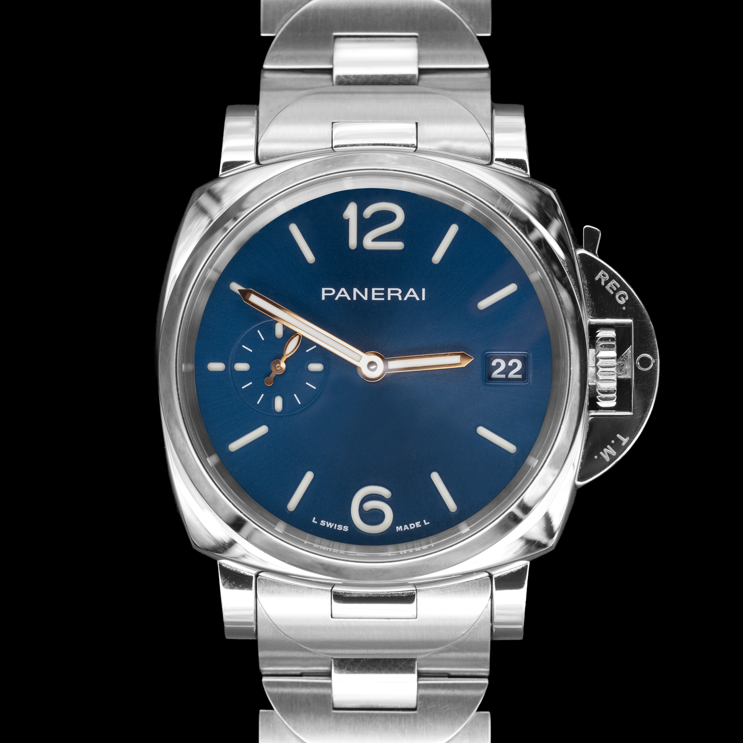 Panerai Luminor Due 38mm Steel Blue Dial Ref. PAM01123 de 2023 Full Set