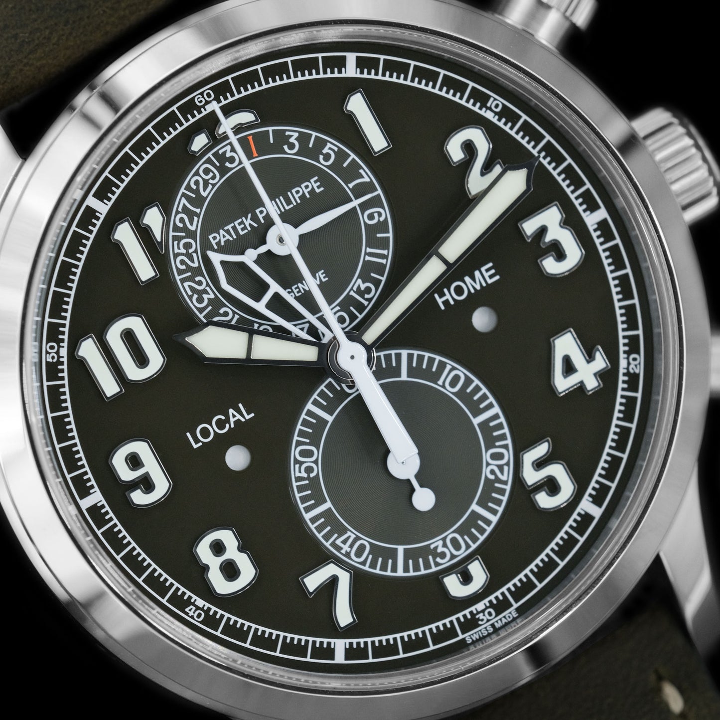 Patek Philippe Travel Time Chronograph 5924G-010 "Olive" NUEVO Full Set de 2025
