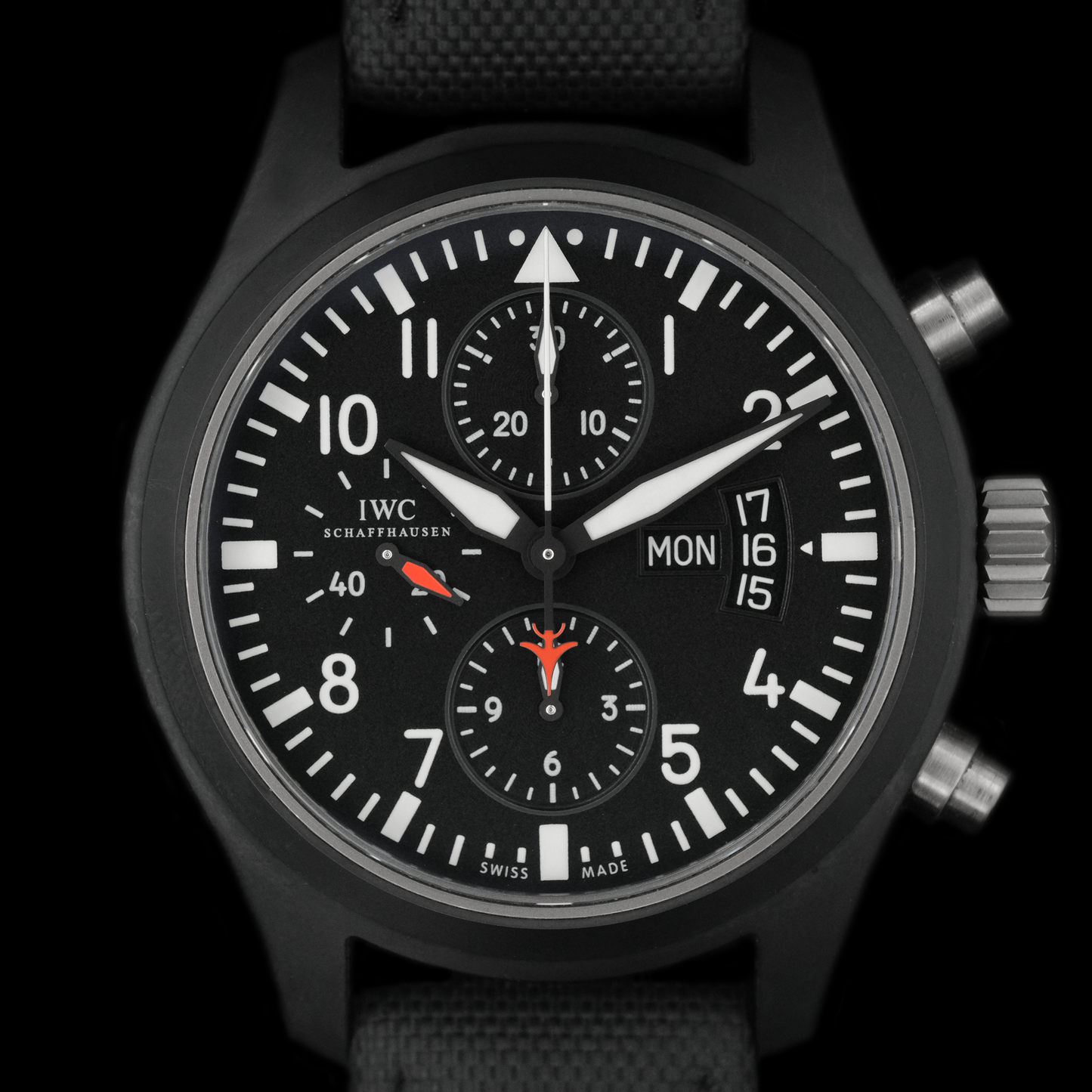 IWC Pilot Chronograph Top Gun IW379901 de 2010