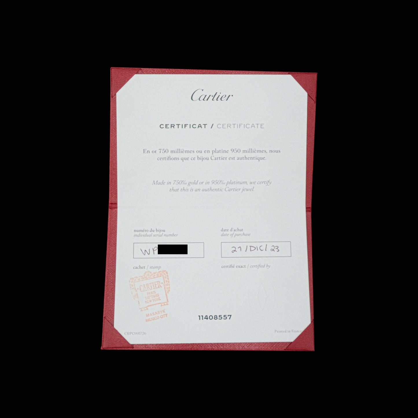 Cartier Pulsera Juste un Cleu B6066116 Full-Set de 2023