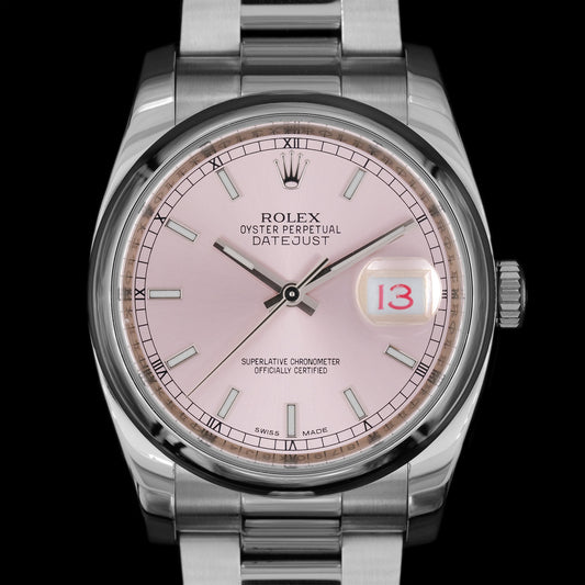 Rolex Datejust Pink 116200 Full-Set de 2013