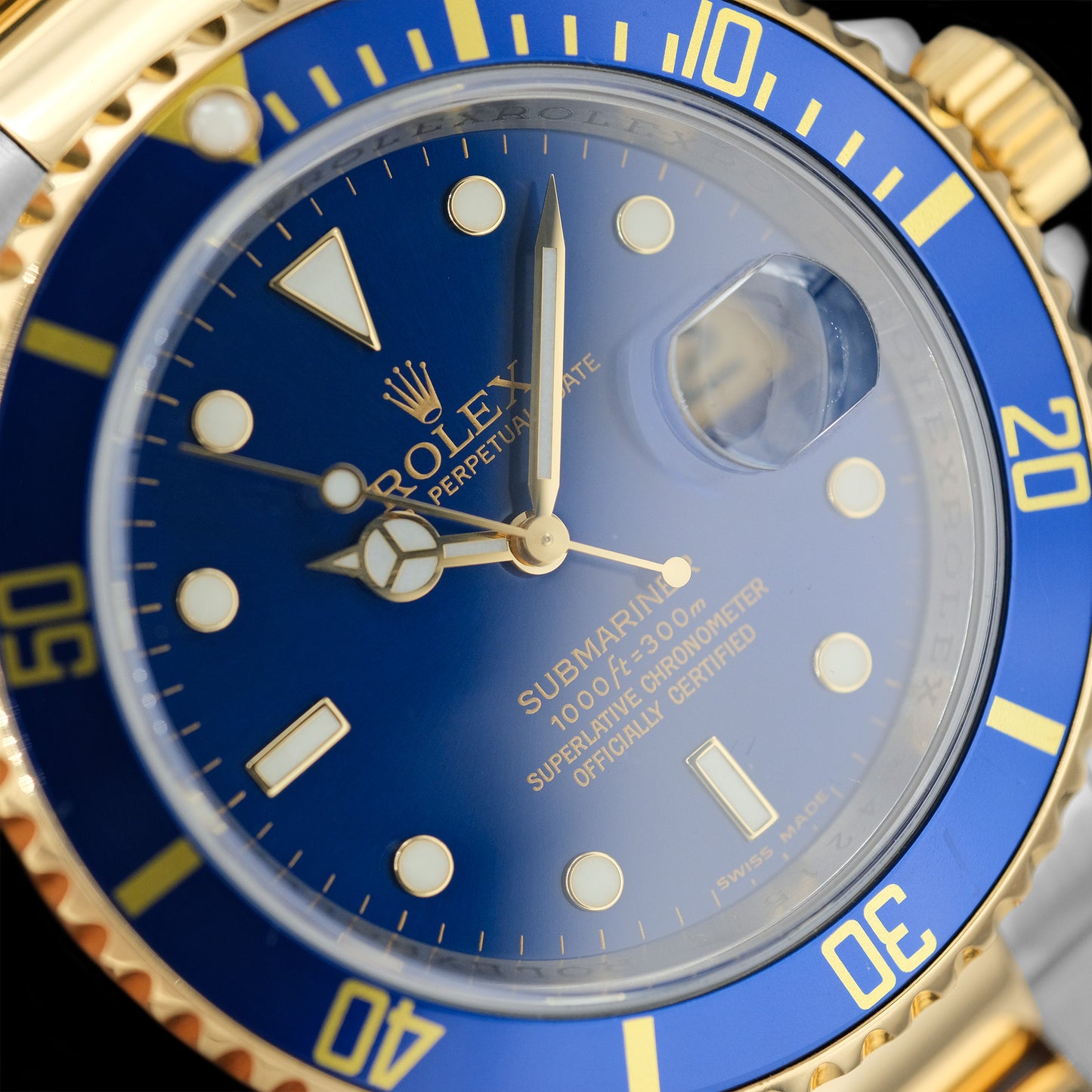 Rolex Submariner 16613 "Bluesy" Full-Set de 2008