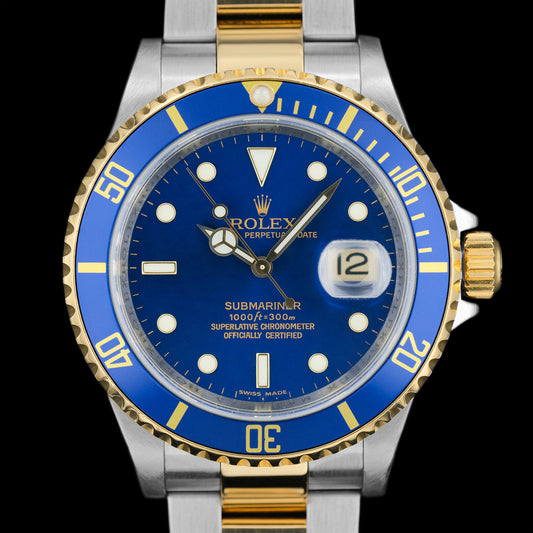 Rolex Submariner 16613 "Bluesy" Full-Set de 2008