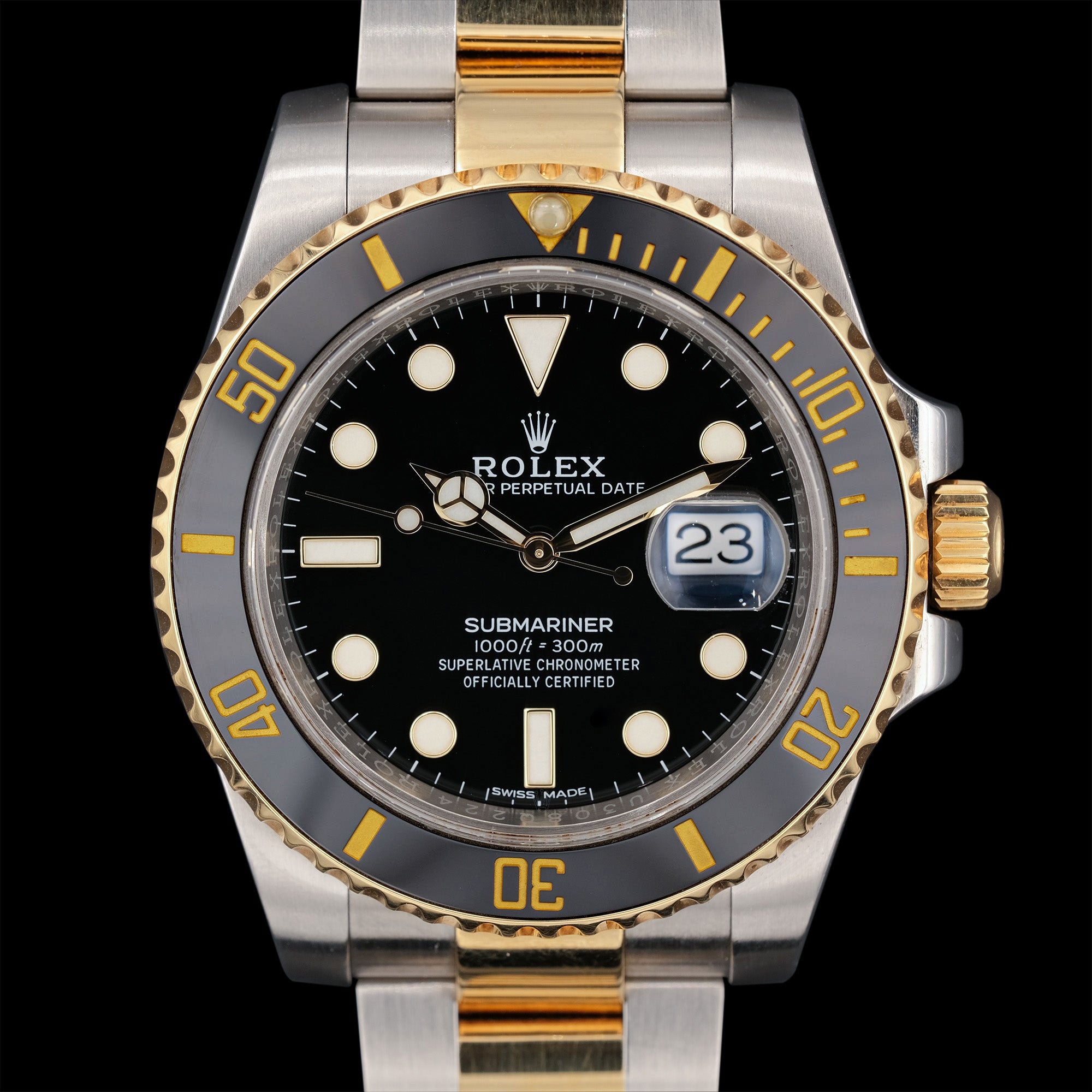 Rolej Rolex Submariner ref.116613LN fullset del 2017 | Relojes de Lujo México ...