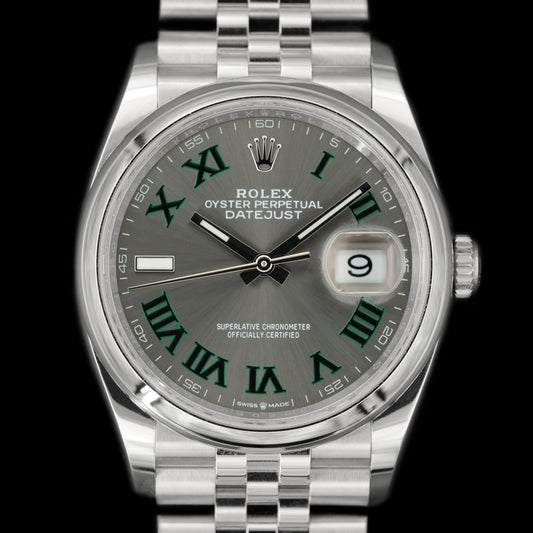 Rolex Datejust 36 Wimbledon 126200 Full-Set del 2025