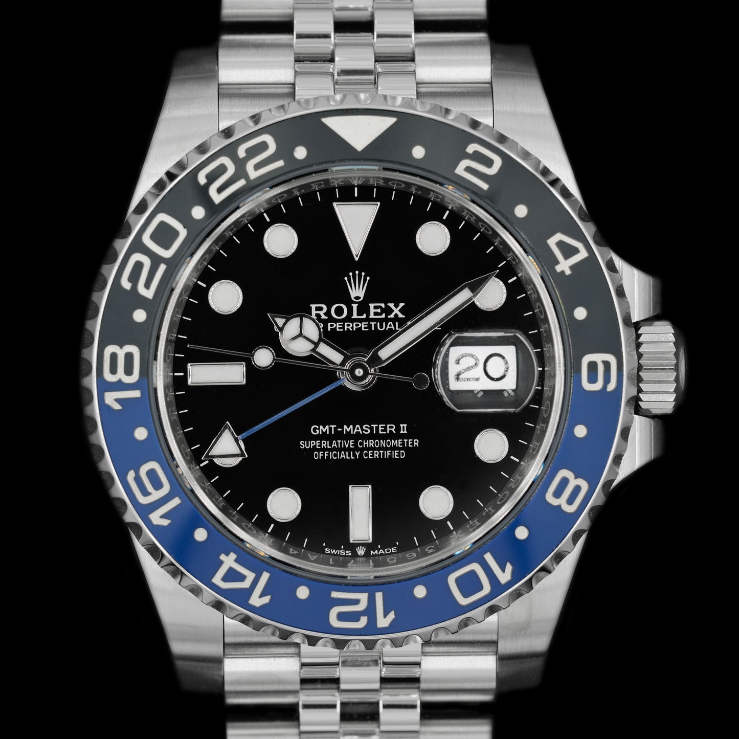 Rolex GMT Master II "Batgirl" ref.126710BLNR fullset del 2023