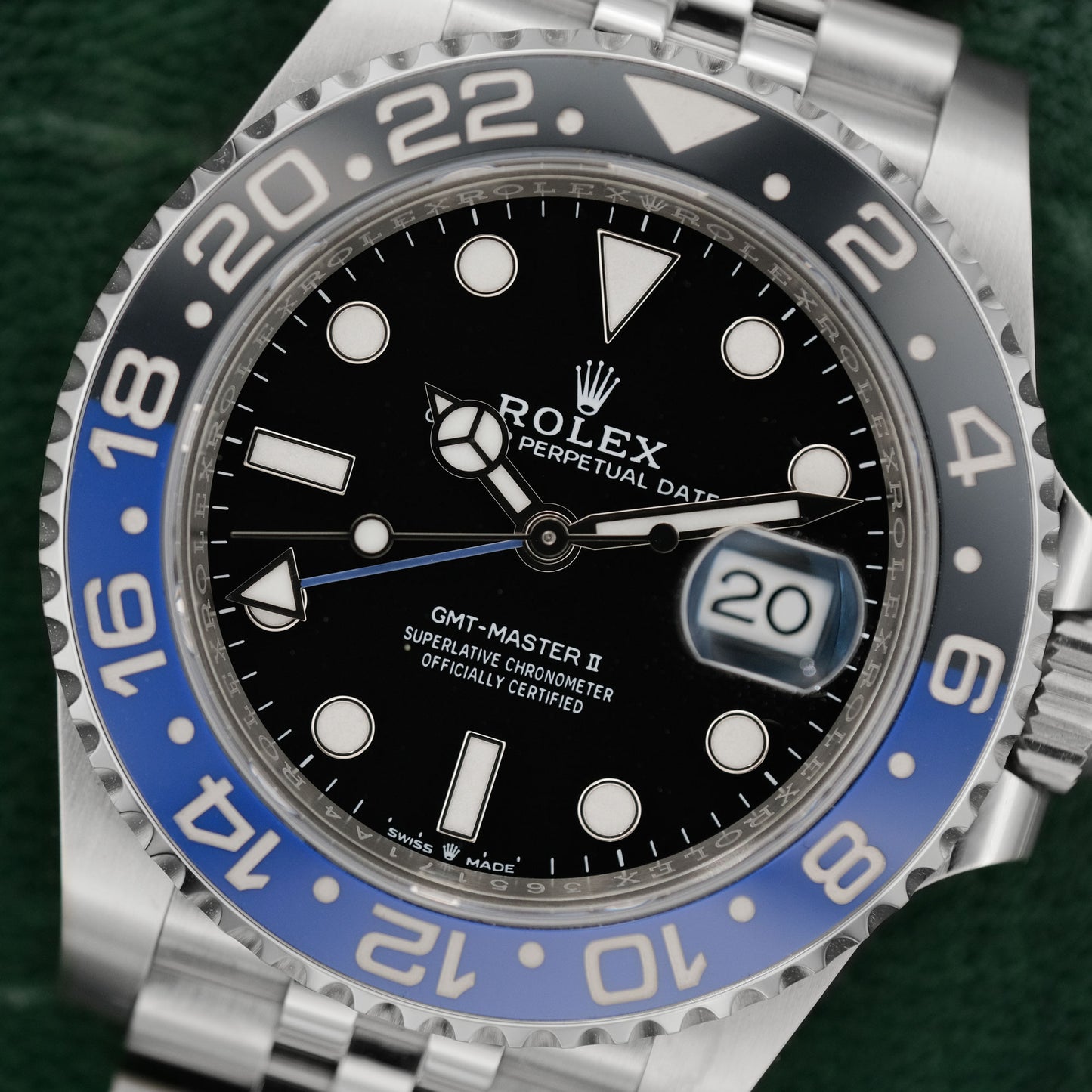 Rolex GMT Master II "Batgirl" ref.126710BLNR fullset del 2023