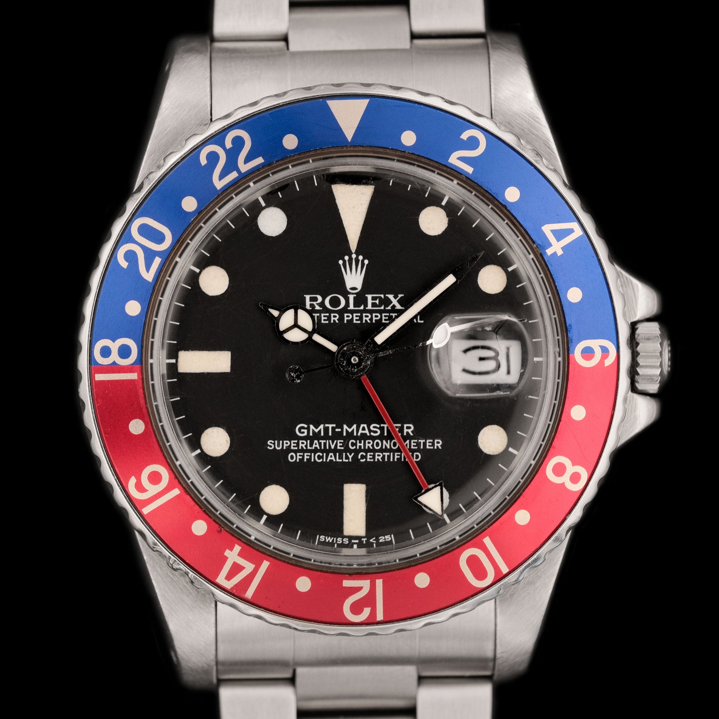 Rolex GMT Master II "Pepsi" ref.16750 de 1982