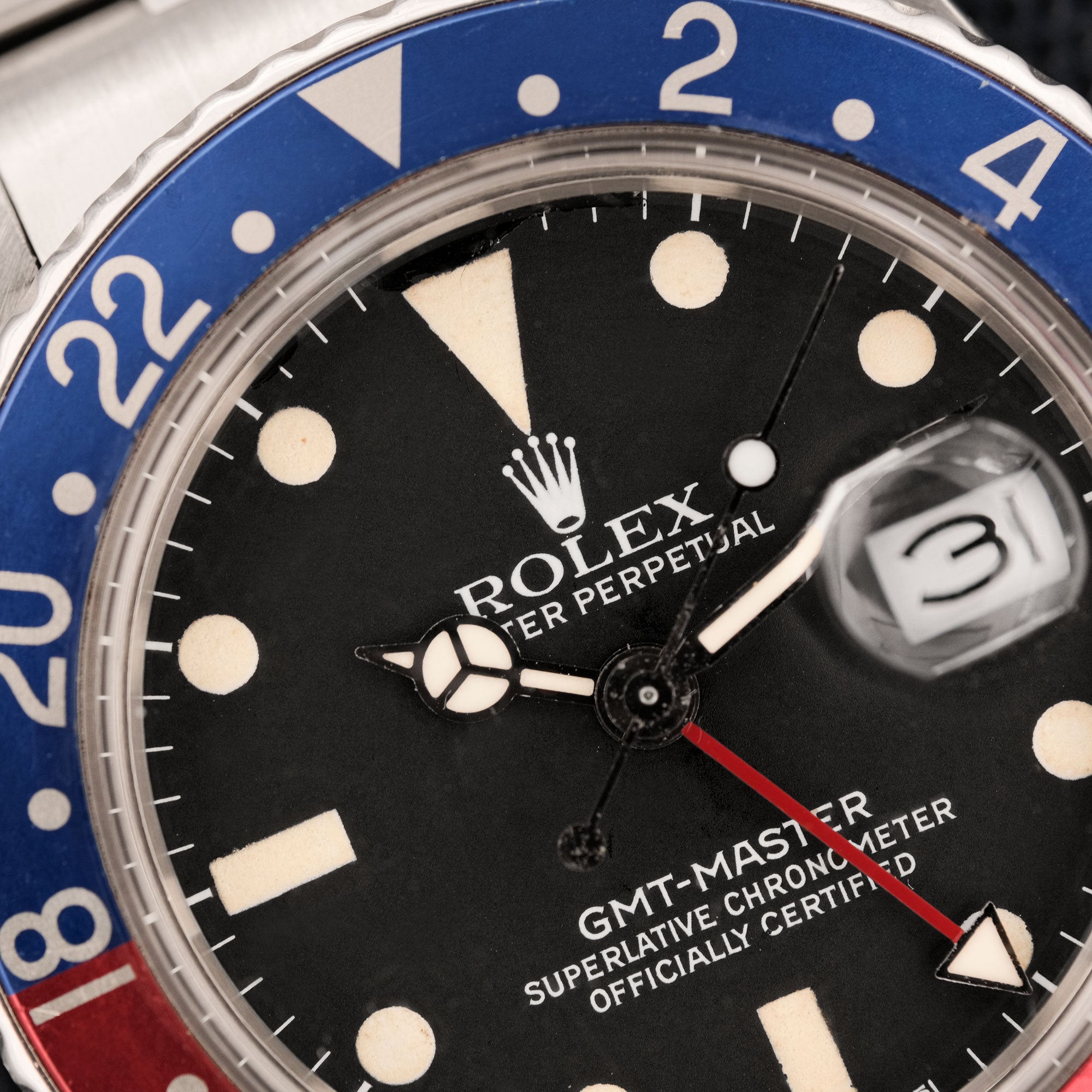 Rolex GMT Master II Pepsi ref.16750 de 1982