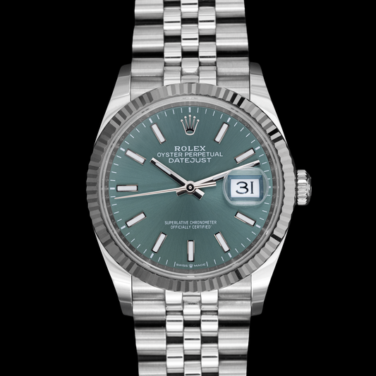 Rolex Datejust 36mm Green Dial Ref. 126234 Jubilee 2025 Full Set