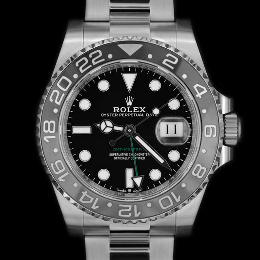 Rolex GMT-Master II "Bruce Wayne" 126710GRNR NUEVO Full-Set de 2025