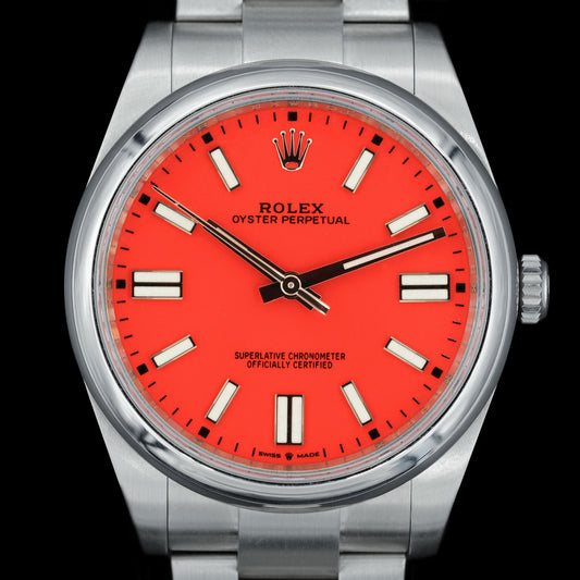 Rolex Oyster Perpetual Coral 41mm ref.124300 de 2021