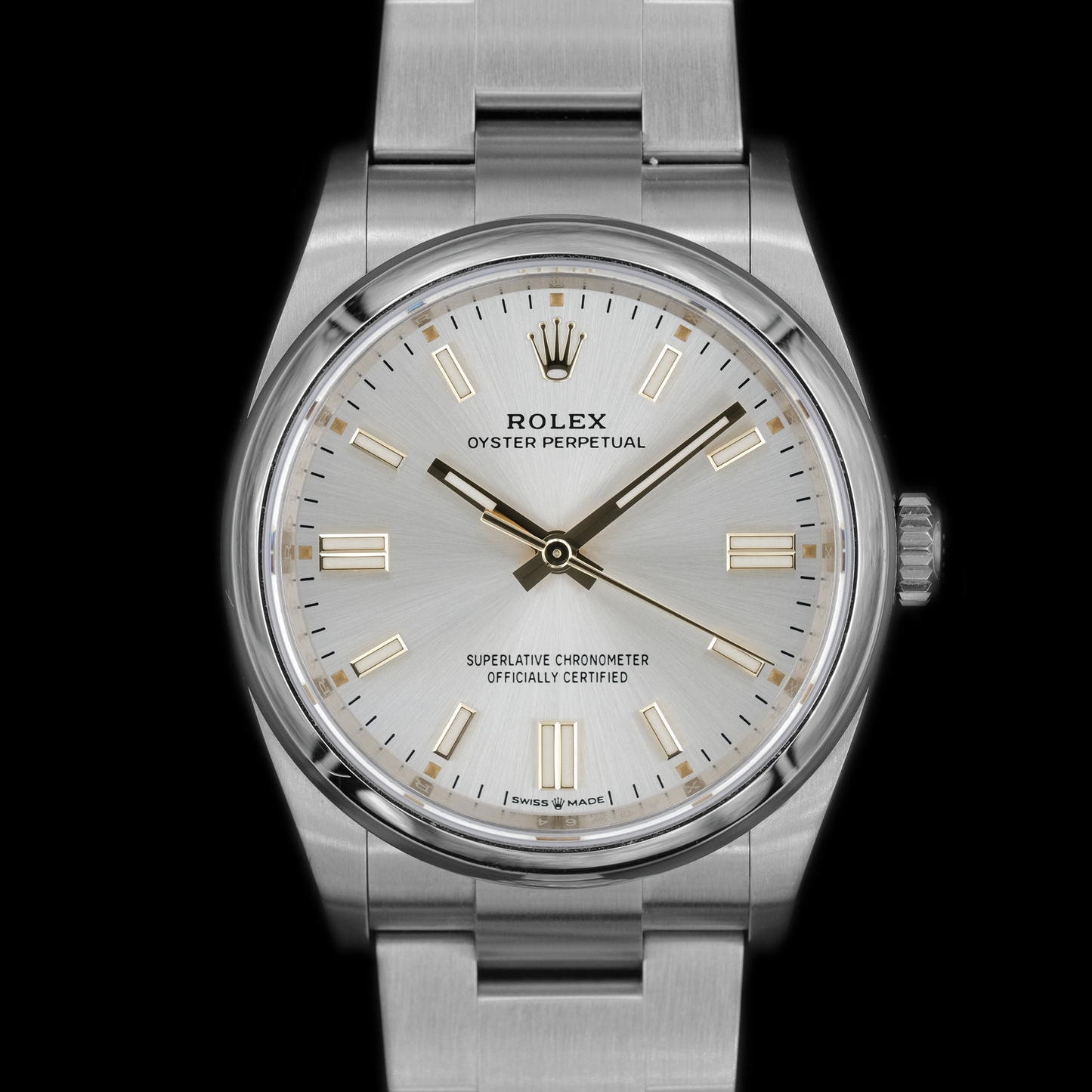 Rolex Oyster Perpetual 124200 36mm "Dominos" Full-Set del 2023