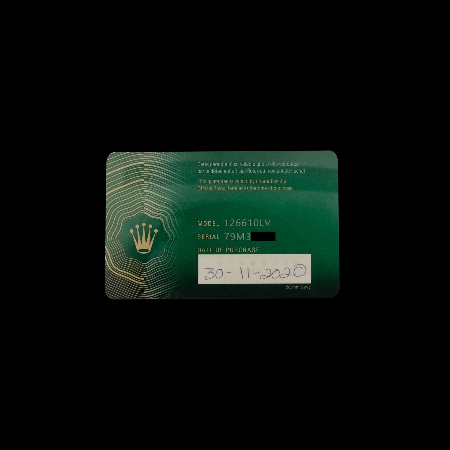 Rolex Submariner "Starbucks" 126610LV Full-Set de 2020