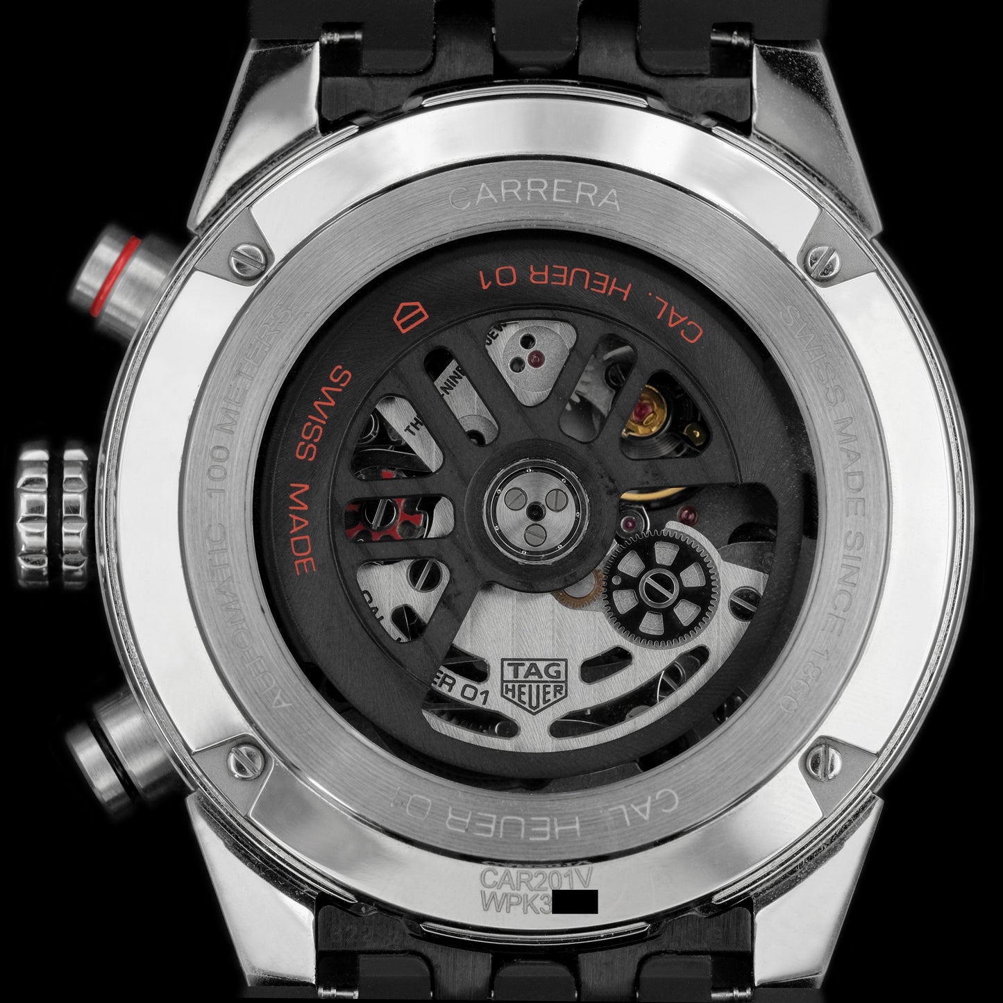 Tag Heuer Carrera Calibre 01 "Skeleton" CAR201V Full-Set de 2018