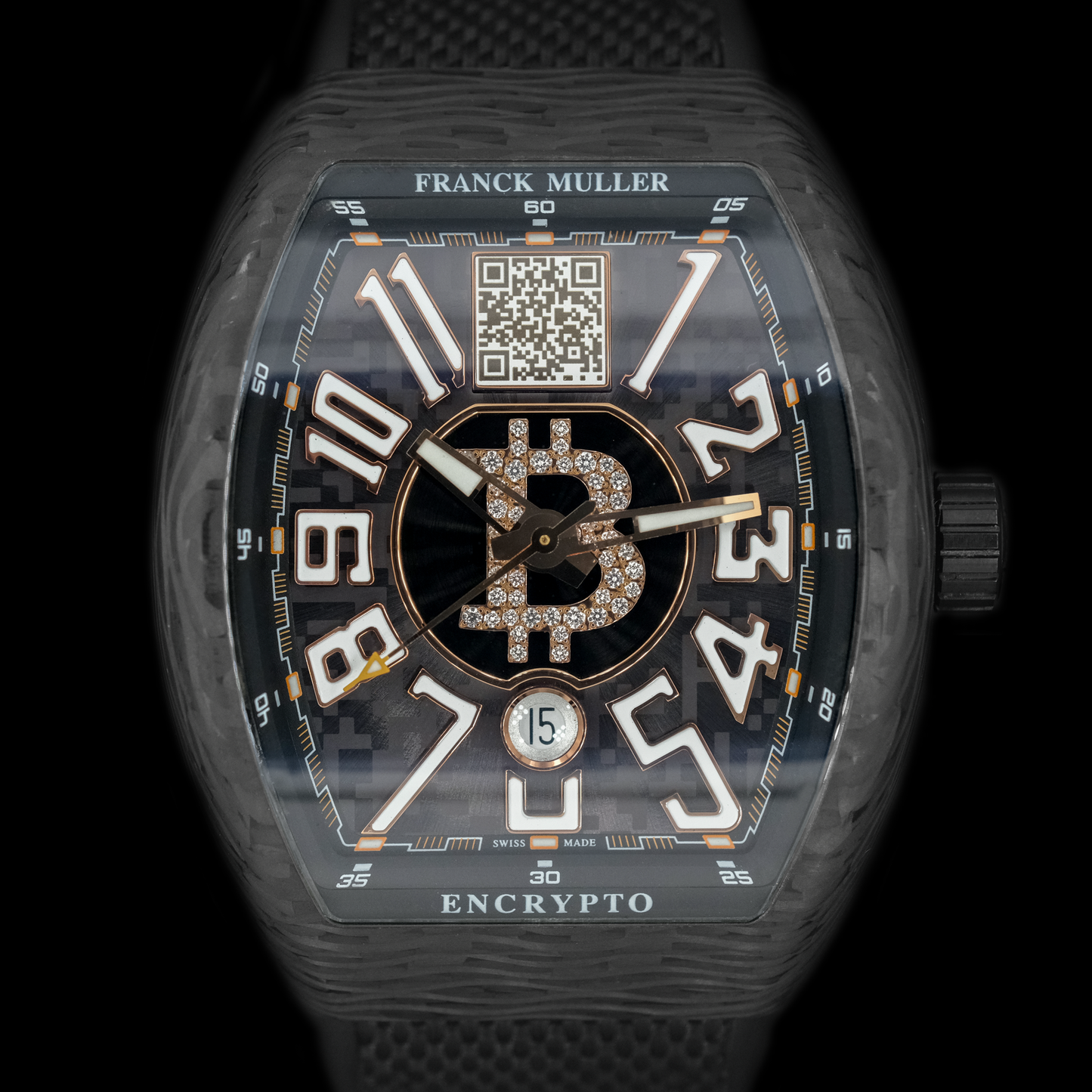 Franck Muller Vanguard Carbon Bitcoin 82/500 de 2020