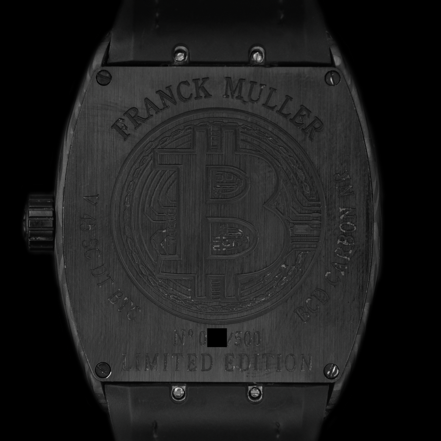 Franck Muller Vanguard Carbon Bitcoin 82/500 de 2020