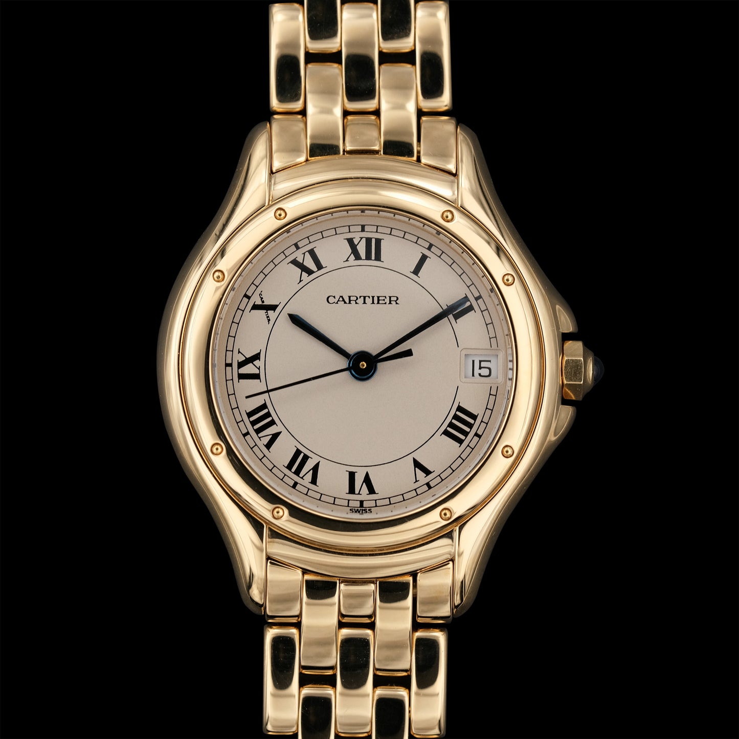 Cartier Cougar 18k Yellow Gold "Ladies" ref.887906 de 1990´s