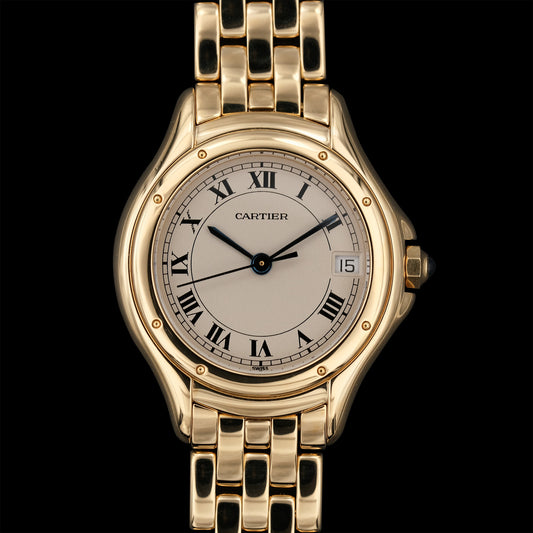 Cartier Cougar 18k Yellow Gold "Ladies" ref.887906 de 1990´s