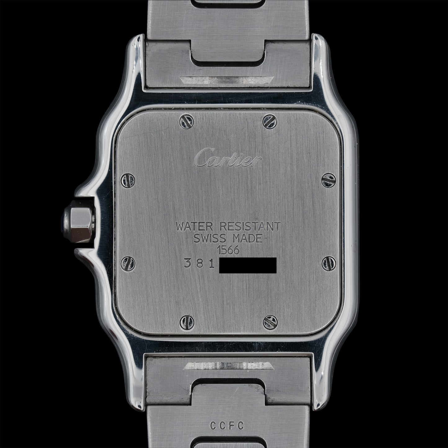 Cartier Santos Galbée ref.1566  Quartz de 2000´s